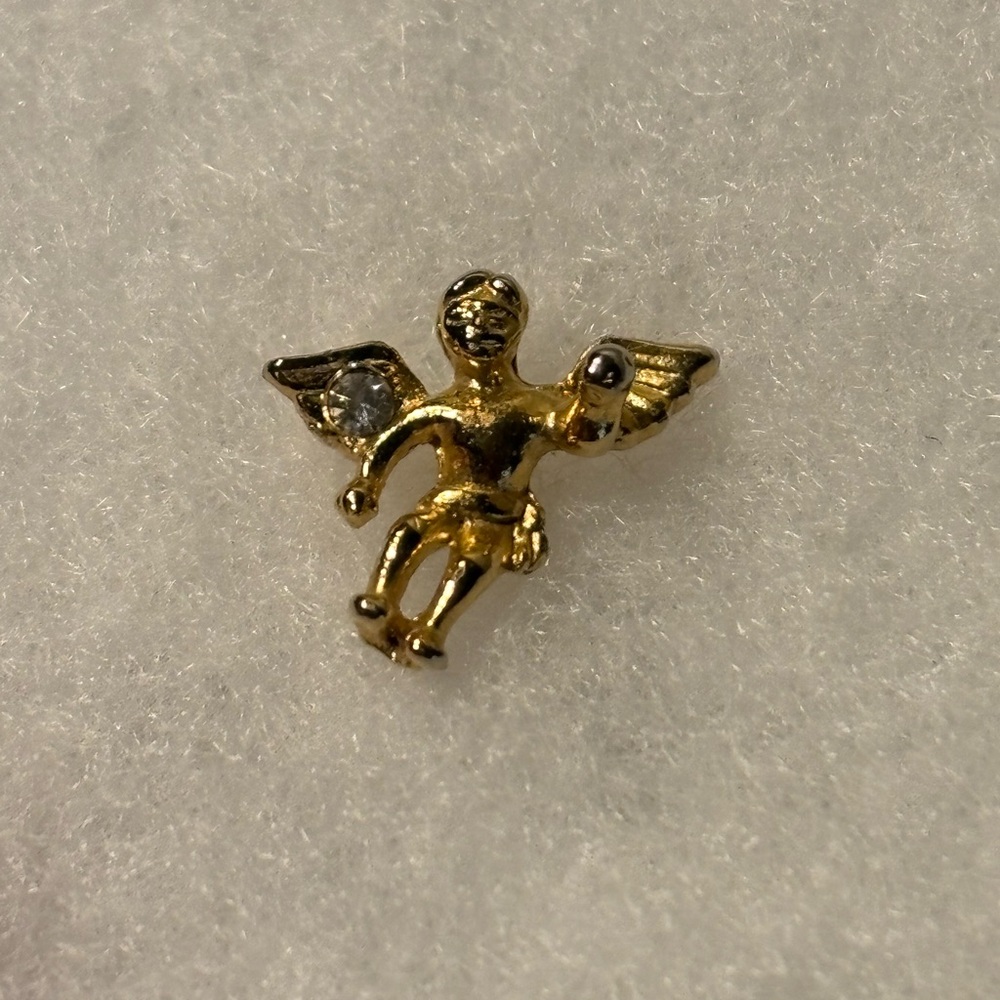 Cherub lapel pin
